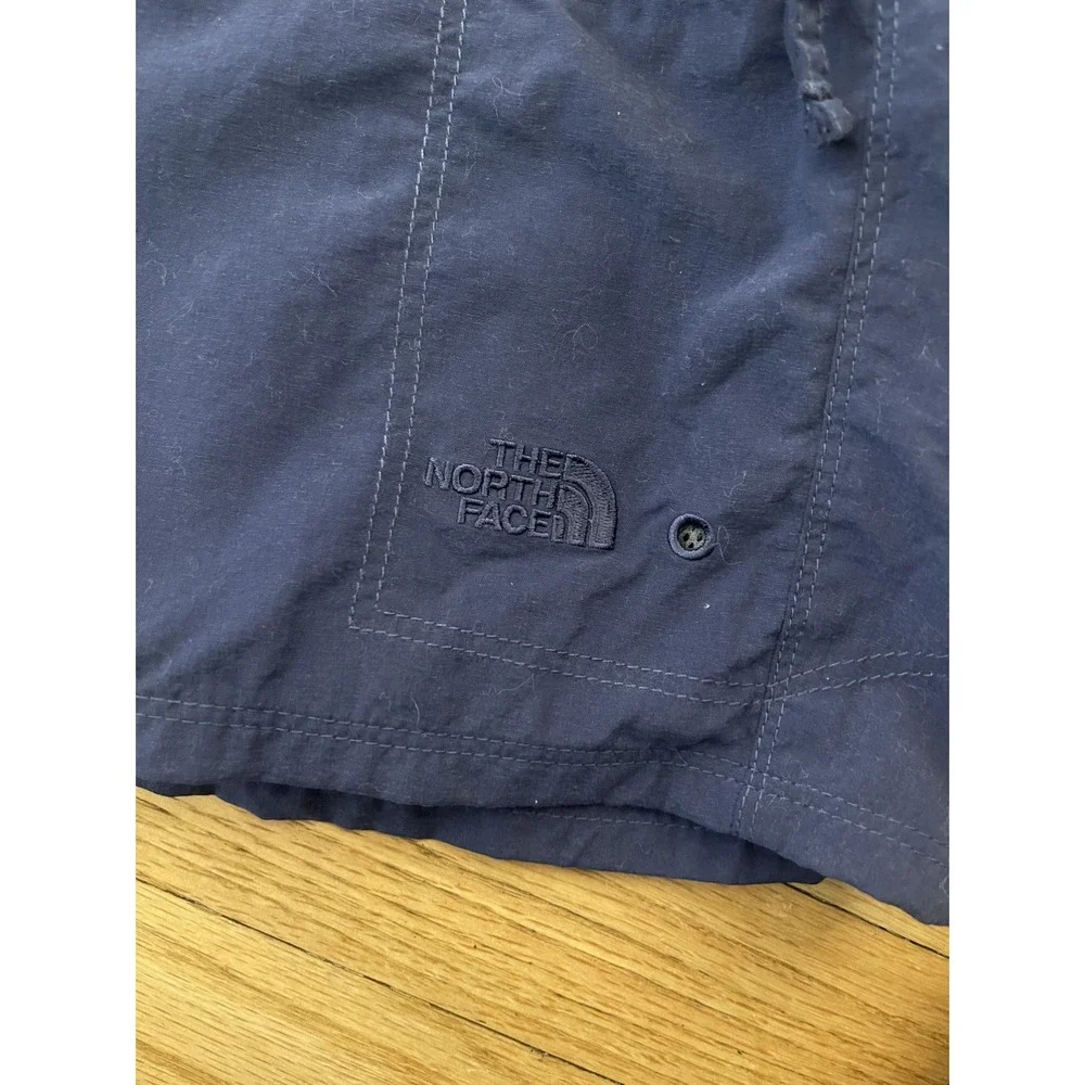 The North Face Cargo Hiking Shorts Men's XL Navy Belted Outdoor Trail Nylon
